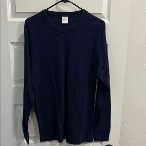 Hanna Andersson Deep Blue Organic Cotton Top